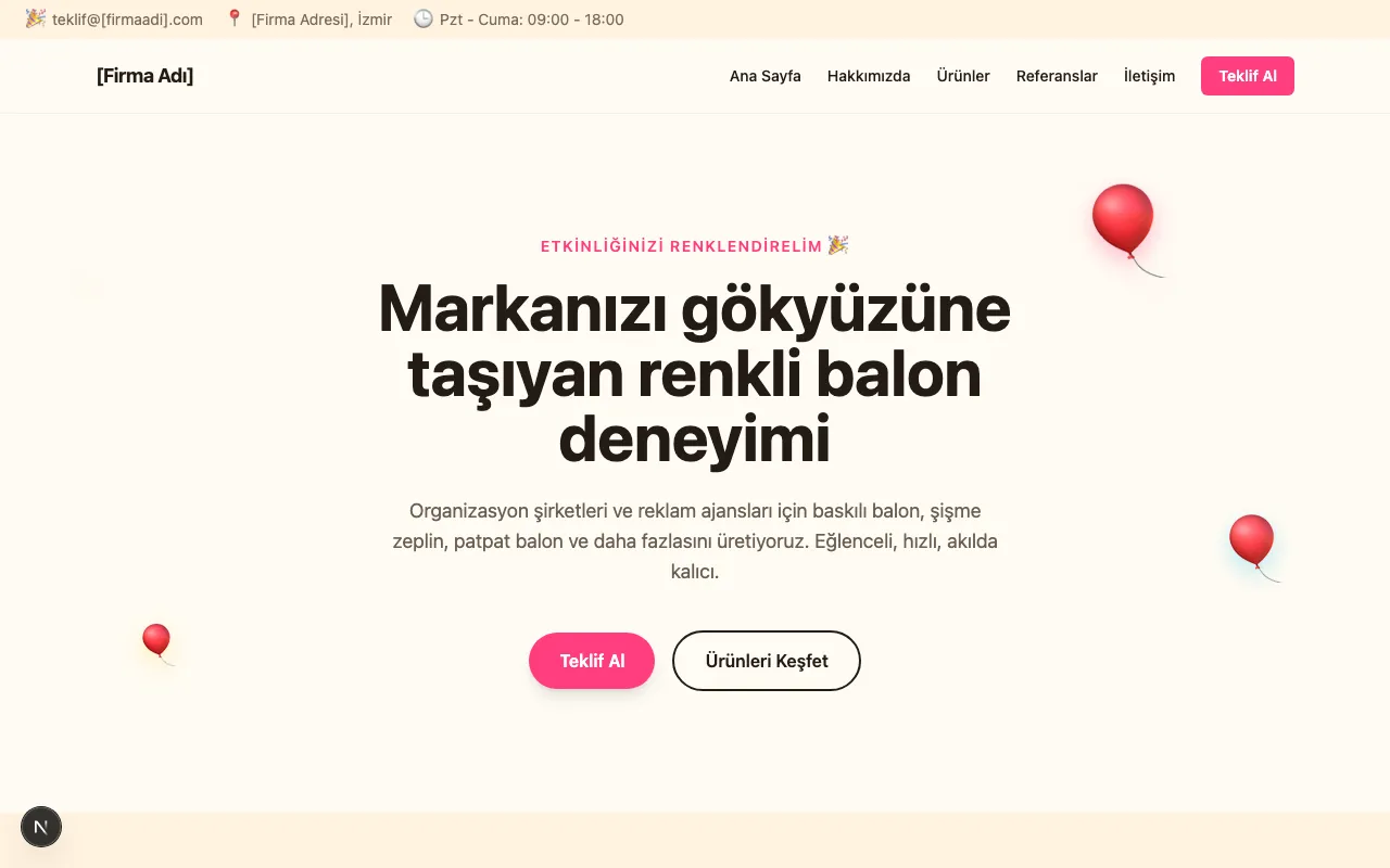 Confetti teması