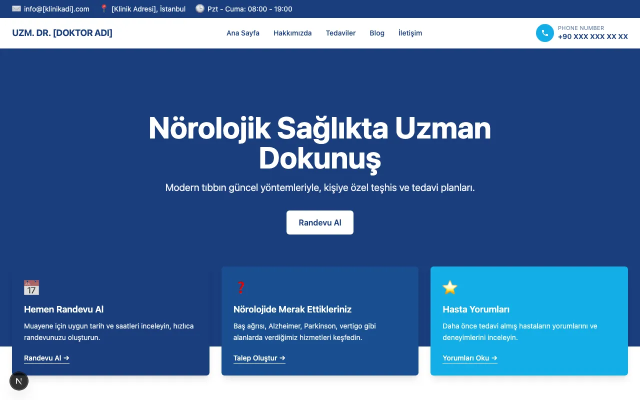 Meddox Clinic teması